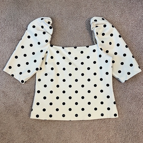 Polka Dots H&M Shirt with Semi Puffy Sleeves - Picture 4 of 4